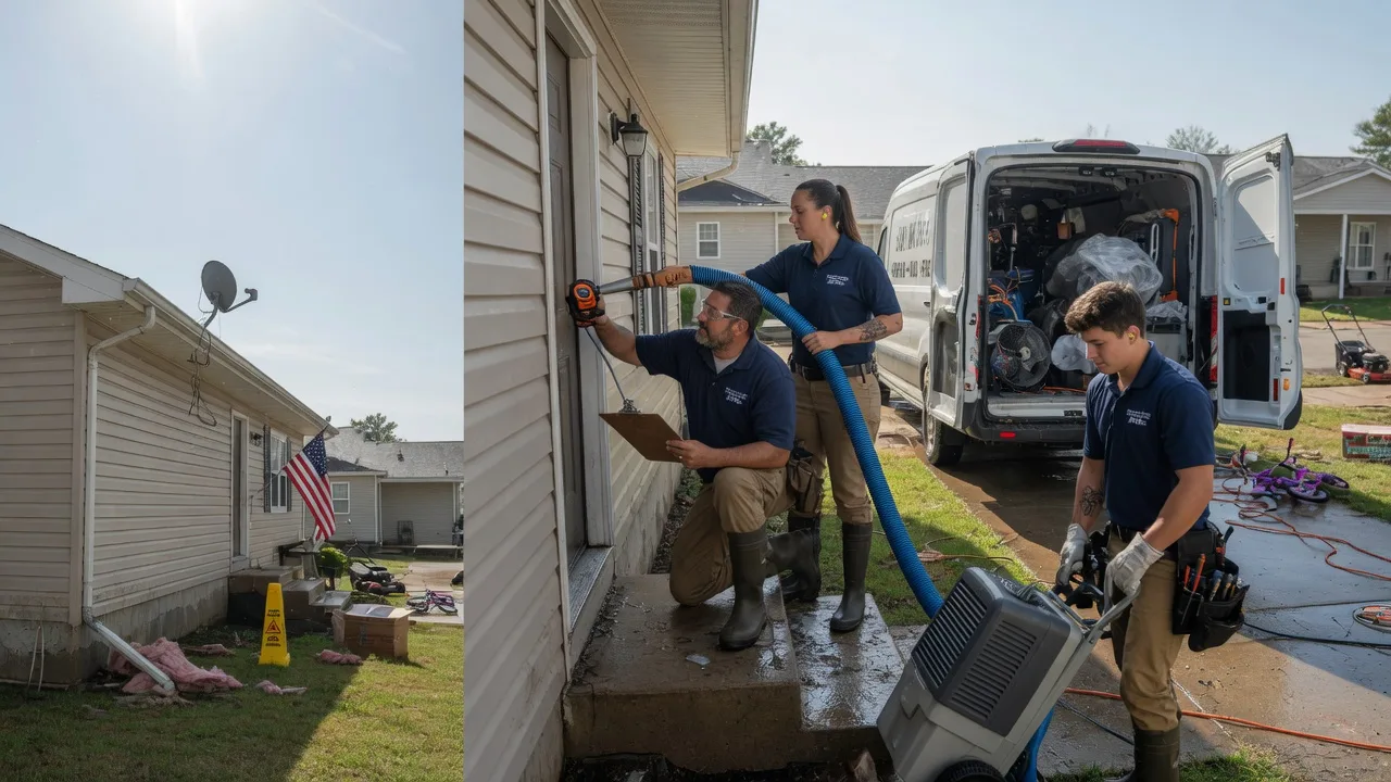 Ceiling Water Damage Restoration in Ravia, OK near me